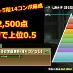 【ヘラ-LUNA-杯】４スキップ＋5階14コンボ編成【ランキングダンジョン】