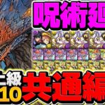 呪術廻戦LV1-LV10を共通編成で攻略！魔法石を大量ゲット！代用解説も！【パズドラ】