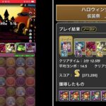 ハロウィンナイト【パズドラ 】Sランク　373200点　2024.10 ハロウィンイベント