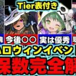 【確保数完全解説】Tier表付き！このキャラは残して！複数体残すべきキャラは？ハロウィンイベント確保数完全解説！使い道＆性能完全解説！【パズドラ】