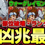 【パズドラ】速度×部位破壊×ランク上げできるウォーグレイモンの新凶兆周回編成⁉︎部位破壊３パンできるサブオメガモンもやばい‼︎デジモン最高‼︎【パズドラ実況】