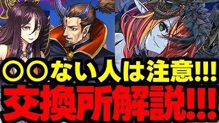 【交換所解説】誰を優先する？○○取ってない人は注意！ハロウィンイベント交換所解説使い道＆性能完全解説！【パズドラ】