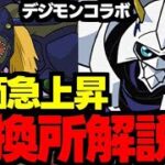 【交換所解説】評価急上昇！交換すべきは誰？優先度は？デジモンコラボ交換所解説！使い道＆性能完全解説！【パズドラ】