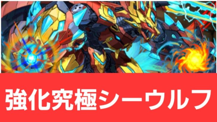 【パズドラ】強化究極シーウルフが強すぎてヤバい！！【ぶっ壊れ】【最強】【人権】【環境1位】【新百式】【新千手】【新万寿】【新凶兆】