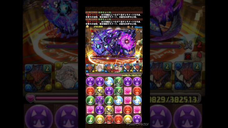 【パズドラ】龍を滅ぼす力 – 偽契の湿融龍  3分- 冥波(ネロミエール) #周回編成