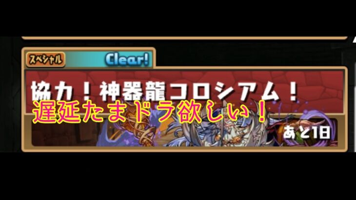 パズドラ配信　神器龍コロシアムやるよ［参加型］