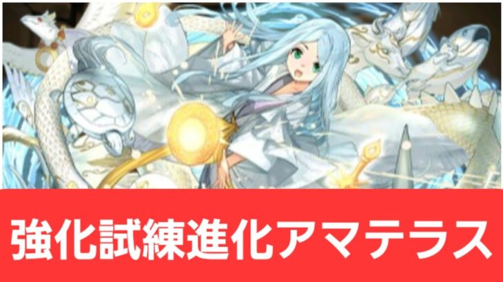 【パズドラ】試練進化アマテラスが強すぎてヤバい！！【ぶっ壊れ】【最強】【人権】【環境1位】【新百式】【新千手】【新万寿】【新凶兆】