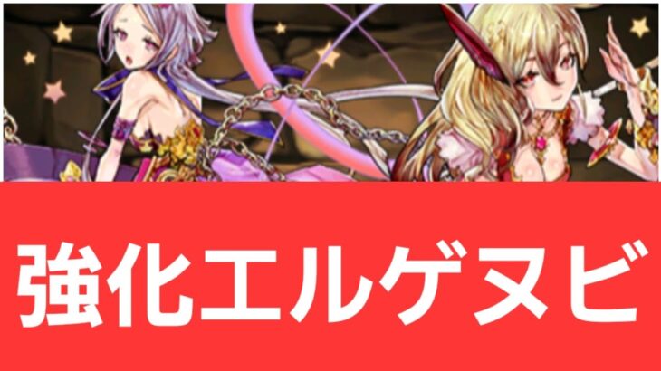 【パズドラ】強化エルゲヌビが強すぎてヤバい！！【ぶっ壊れ】【最強】【人権】【環境1位】【新百式】【新千手】【新万寿】【新凶兆】