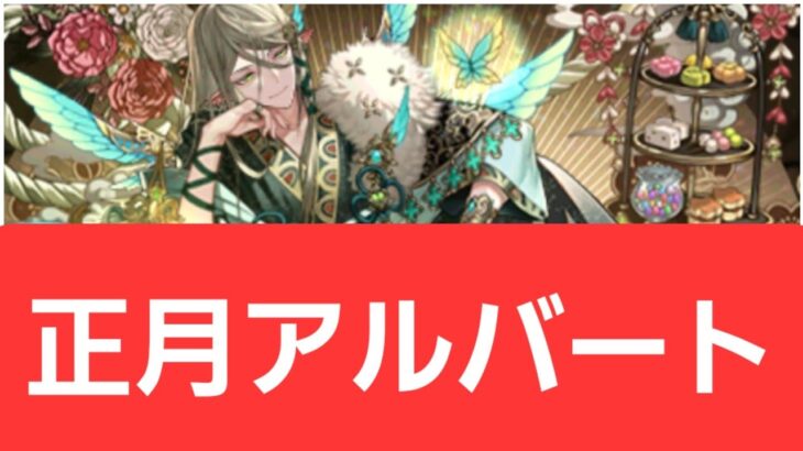 【パズドラ】正月アルバートが強すぎてヤバい！！【ぶっ壊れ】【最強】【人権】【環境1位】【新百式】【新千手】【新万寿】【新凶兆】