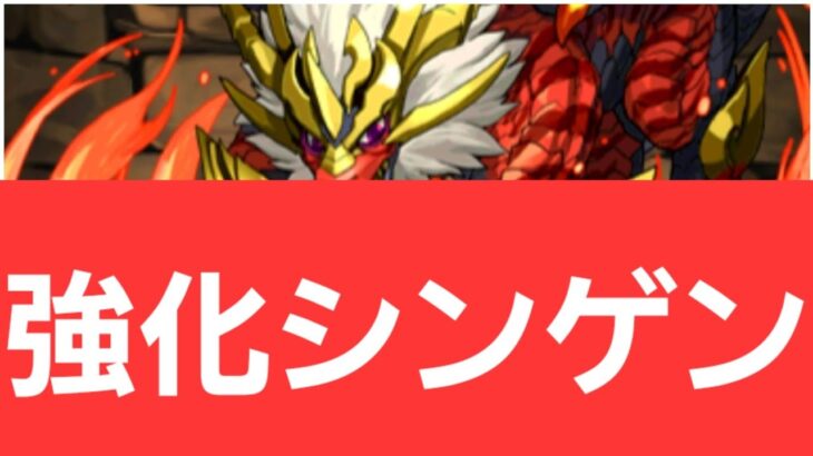 【パズドラ】シンゲンが強すぎてヤバい！！【ぶっ壊れ】【最強】【人権】【環境1位】【新百式】【新千手】【新万寿】【新凶兆】