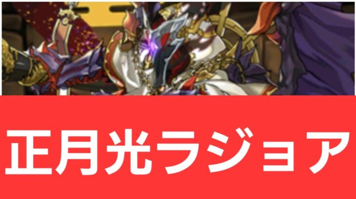 【パズドラ】正月光ラジョアが強すぎてヤバい！！【ぶっ壊れ】【最強】【人権】【環境1位】【新百式】【新千手】【新万寿】【新凶兆】