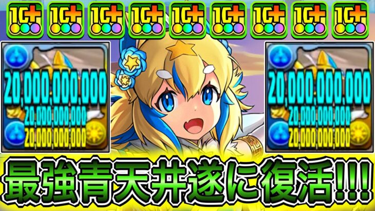 【最強】水属性全員200億解放！？ 上方修正した『正月フェルル』がぶっ壊れすぎて新億兆が余裕すぎる！！！！ 【パズドラ 正月 イベント】