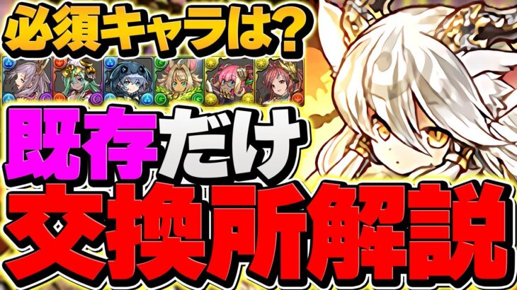 フェス限ヒロイン既存キャラ交換所解説！〇体だけ確保推奨！これ見ればOKです！【パズドラ】