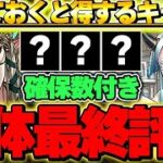 【確保数付き】確保すべきキャラは？誰を残す？正月キャラの全体最終評価！！【正月イベント】【パズドラ実況】