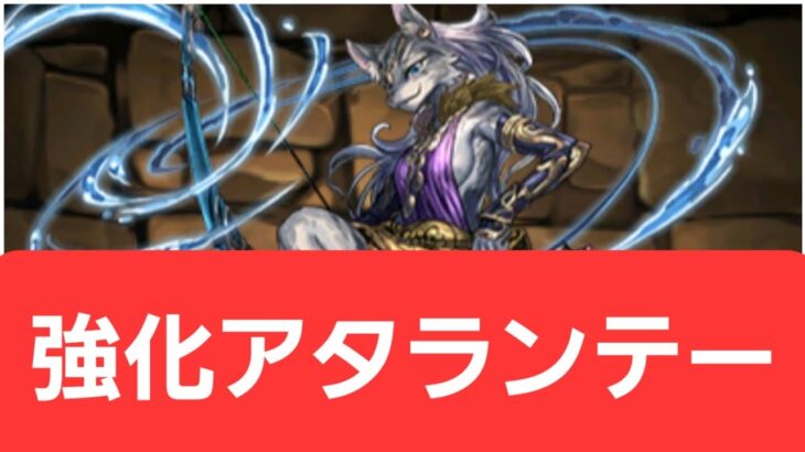 【パズドラ】強化アタランテーが強すぎてヤバい！！【ぶっ壊れ】【最強】【人権】【環境1位】【新百式】【新千手】【新万寿】【新凶兆】