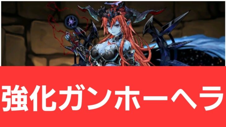 【パズドラ】強化ガンホーヘラが強すぎてヤバい！！【ぶっ壊れ】【最強】【人権】【環境1位】【新百式】【新千手】【新万寿】【新凶兆】