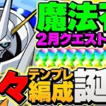 結局オメガモンが環境1位なんです。誰でも魔法石大量ゲット！2月クエストLV15攻略！【パズドラ】