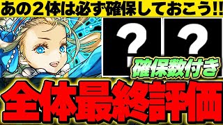 【確保数付き】みんなは確保できた？あのキャラだけは絶対確保しておこう！！バレンタイン全キャラの最終評価！！【バレンタインイベント】【パズドラ実況】