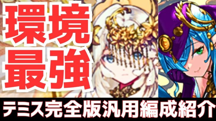 【パズドラ】スーリア購入で最強確定！新極悪破壊も破壊可能！テミス完全版汎用編成紹介！【チャレダン14】