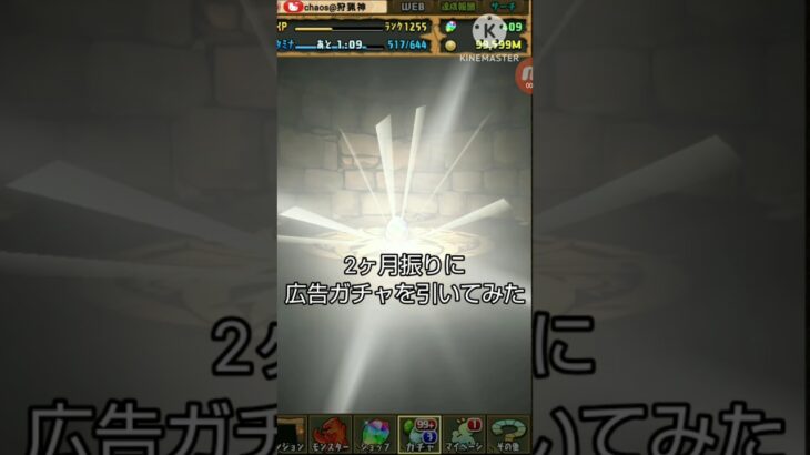 【パズドラ】2ヶ月振りに広告ガチャを引いてみた#shorts