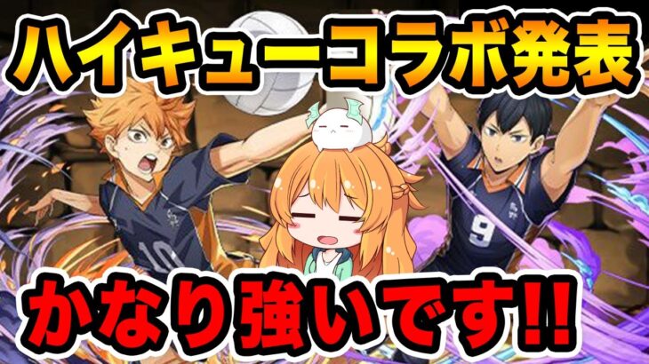 ハイキューコラボ情報きた！！本体も武器も明らかに強い…最強PT誕生？？【パズドラ】