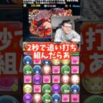 【追い打ち組んだらあ】今年もこの国で2秒で追い打ち組んだらあ #たかし #パズドラ