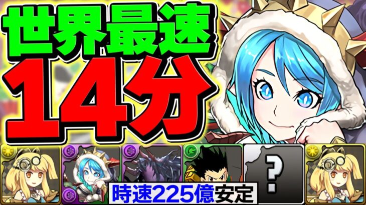 【1周14分】時速225億でランク上げ！これが最高効率！12億コロシアムを両サレで快適周回！立ち回り完全固定です！【パズドラ】