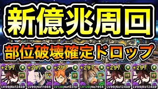 【パズドラ】編成3パターン！最新版！部位破壊確定ドロップ！全敵対応！再臨の超星！伍窮の億兆龍！1周10~分台！ロゼッタ編成で安定周回！【新億兆】【概要欄に立ち回りなど記載】