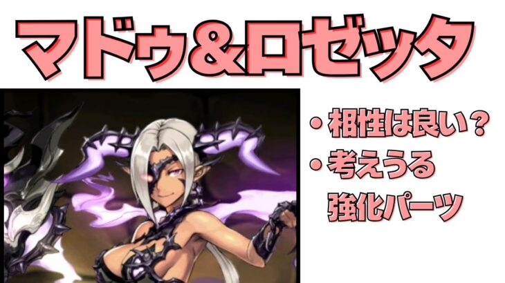 闇マドゥとロゼッタは最強コンビなのか検証してみた【パズドラ/ガンホーコラボ】
