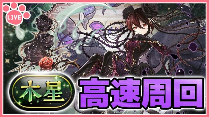【パズドラ】ロゼッタパーティで木星チャレンジを高速周回したい！【雑談】